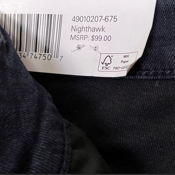 Social Standard by Sanctuary 16/33‎ 27.5" inseam Dark Blue Jeans - Picture 4 of 9